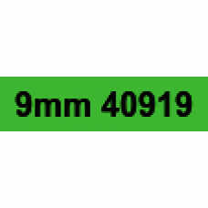 9mm Black on Green 40919