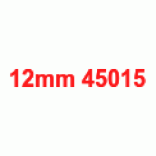 12mm Red on White 45015