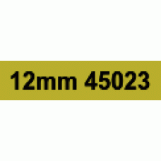 12mm Black on Gold 45023