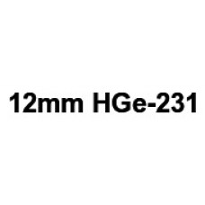 HGe-231 12mm Black on white