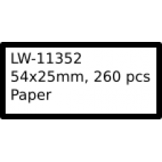 LW-11352 25mm x 54mm labels