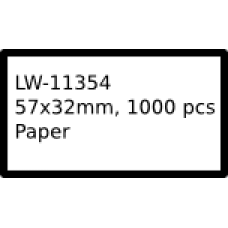 LW-11354 57mm x 32mm labels