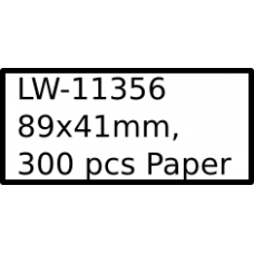 LW-11356 89mm x 41mm labels