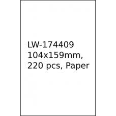 LW-1744907 104mm x 159mm labels