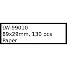 LW-99010 89mm x 28mm labels