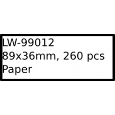 LW-99012 89mm x 36mm labels