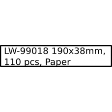 LW-99018 190mm x 38mm labels
