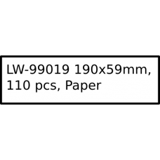 LW-99019 190mm x 59mm labels