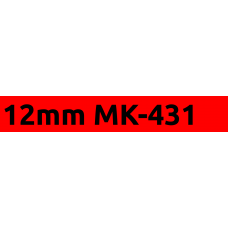 MK-431 12mm Black on red