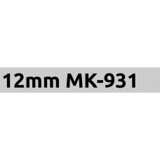 MK-931 12mm Black on silver