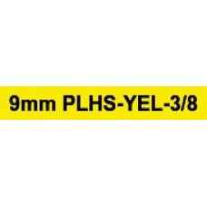 PLHS-YEL-3/8 compatible 9mm black on yellow heatshrink tube 1.5m