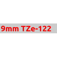 TZe-122 9mm Red on clear