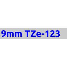 TZe-123 9mm Blue on clear