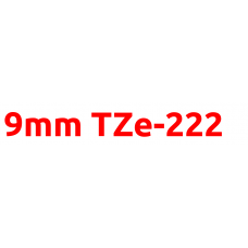 TZe-222 9mm Red on white
