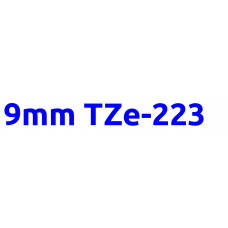 TZe-223 9mm Blue on white