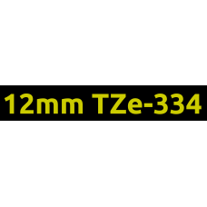 TZe-334 12mm Gold on black