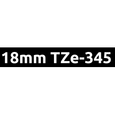 TZe-345 18mm White on black