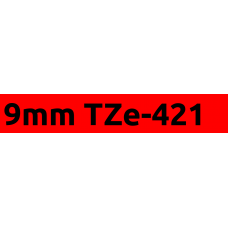 TZe-421 9mm Black on red