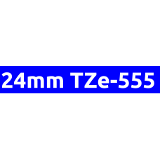 TZe-555 24mm White on blue