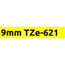 TZe-621 9mm Black on yellow