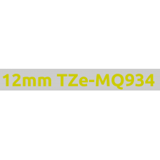 TZe-MQ934 12mm Gold on satin silver