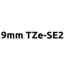 TZe-SE2 9mm Black on white tamper evident