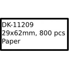 DK-11209 62x29mm labels