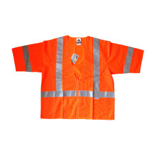 Hi Vis Orange Vest ANSI Class3 S/M